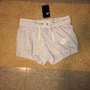 Gray vintage Nike running shorts